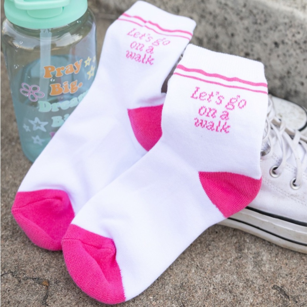 Let’s go on a walk socks